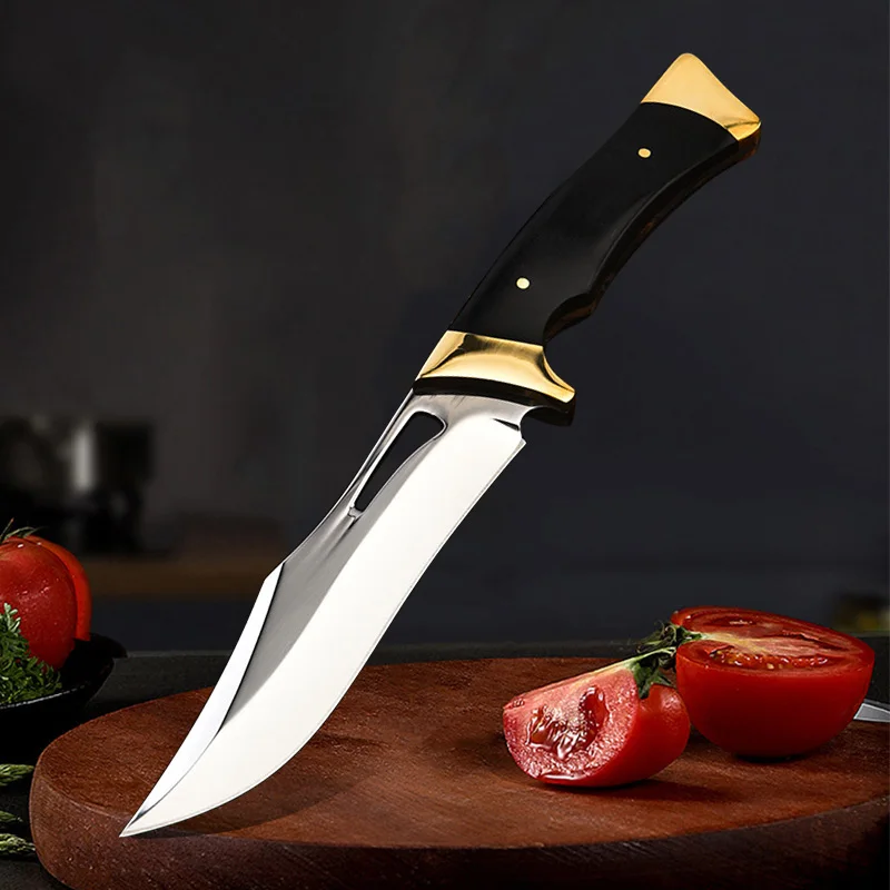Multifunctional Butcher Knife Forged Handmade Kitchen Boning Knife with Knife Cover Stainless Steel Fruit Cooking Knife - Image 3