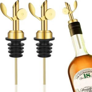 Oil Bottle Stopper Cap Dispenser Sprayer Lock Wine Pourer Sauce Nozzle Liquor Leak-Proof Plug Bottle Stopper Kitchen Tools
