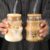 1/2pcs 500ml Glass Tumblers Cups With Straw Mason Jar Clear Juice Coffee Milk Cup With Bamboo Lids Drinkware Stripe Beer Mug