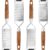 LMETJMA Cheese Grater with Natural Wood Lemon Handle Stainless Steel Zester Grater Kitchen Citrus Zester Tool For Ginger JT259